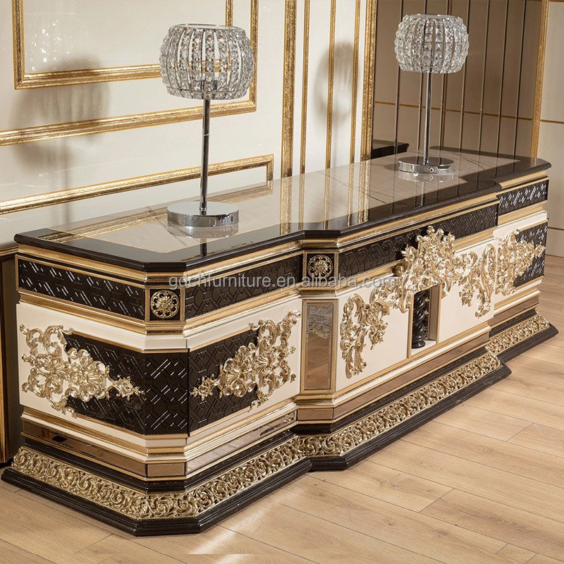 American style solid wood carved sofa European style villa palace living room fabric sofa customized wooden furniture