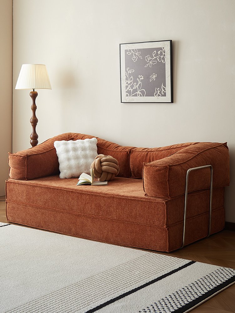 Convertible Futon Foam Sleeper Sofa Bed Upholstered Folding Sleeper Sofas & Daybeds Living Room Sofas