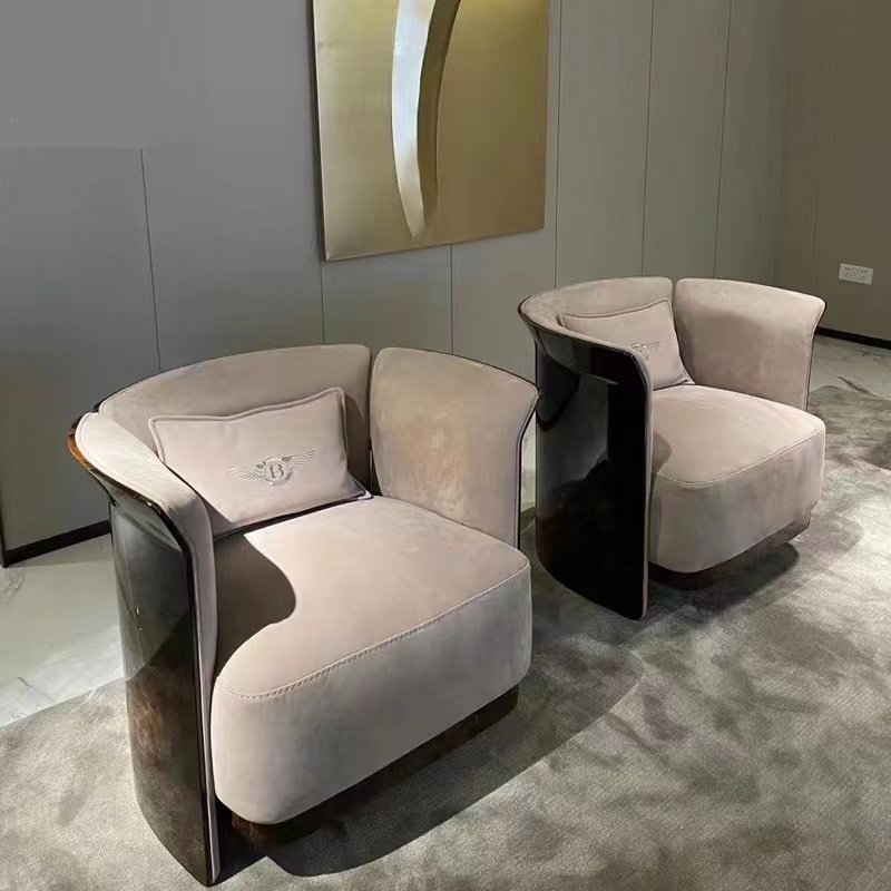 Good Quality Ramsey Luxurious Loveseat Living Room Sofa Wood Veneer Expensive Brands Modern Leather Luxury Sofa