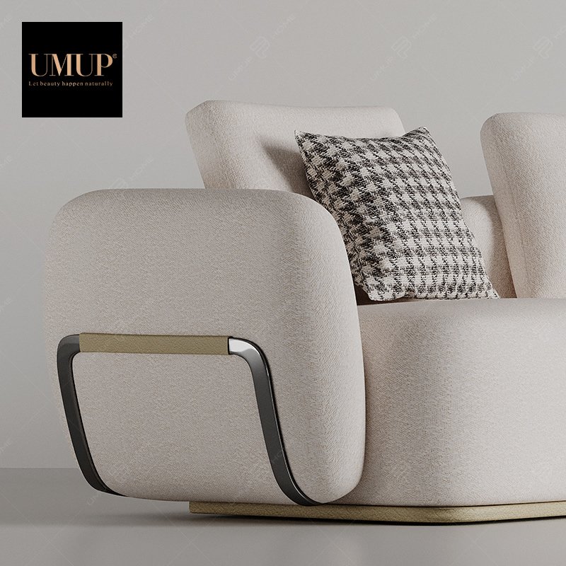 Unique Luxury Furniture Living Room Sofa Set New Design Wooden Frame Fabric Modern Modular Sofa