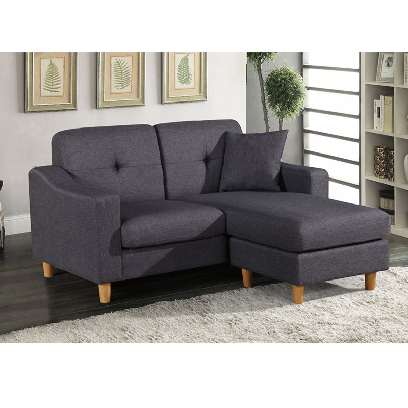 Nordic casual style living room bedroom leisure double sofa, one three seater sofa and one ottoman