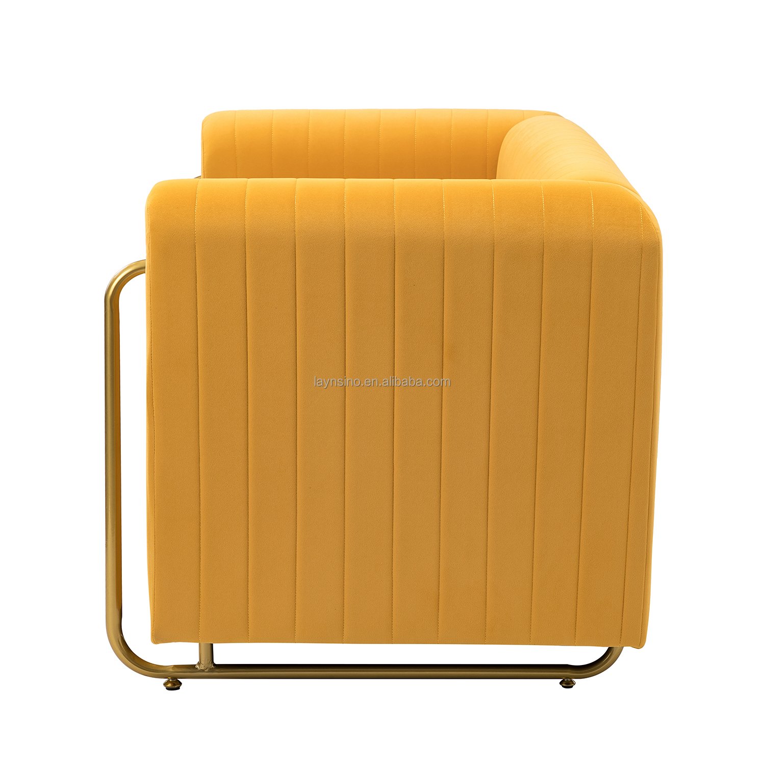 Living Room Furniture Design Velvet Recliner 2 Seater Sofa Modern Hotel Tufted Fabric Luxury Modern Sofas