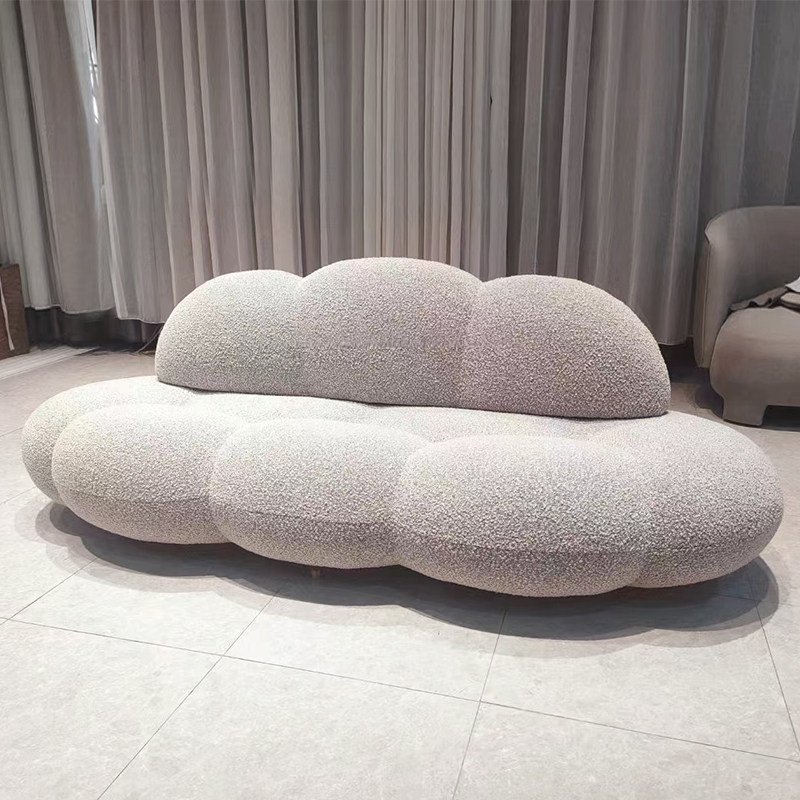 Hot Sale Nordic Luxury Style Creative Cloud Shape Living Room Bed Room Sofa High Quality Customized Furniture