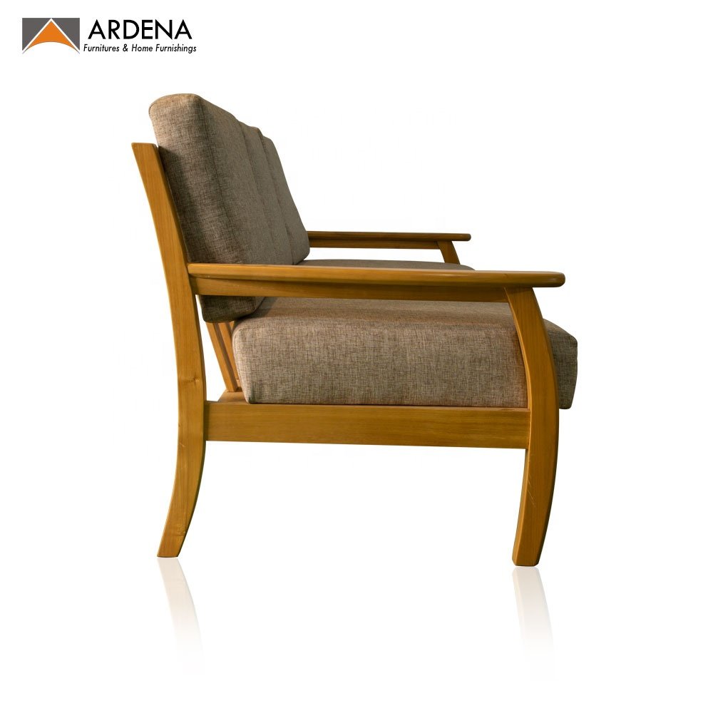 Wood Living Room Sofa Home Furniture Customized Wooden Sofa with Wood Frame 3 Seat Mid Century Style Solid Sofas Modernos ARDENA