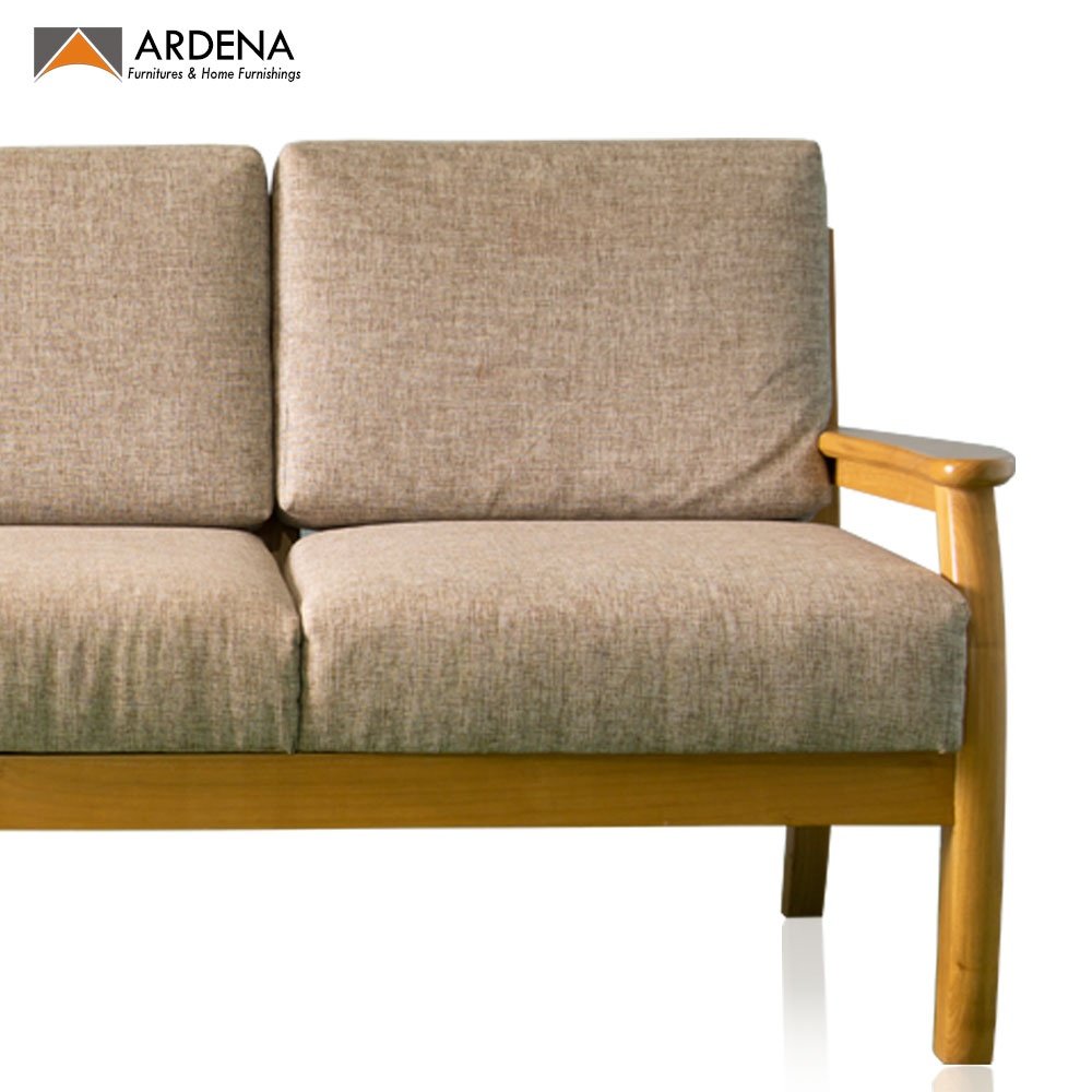Wood Living Room Sofa Home Furniture Customized Wooden Sofa with Wood Frame 3 Seat Mid Century Style Solid Sofas Modernos ARDENA