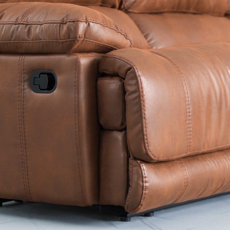 ManWah Cheers Fabric Sectional Recliner Home Livingroom Furniture Sofas Set