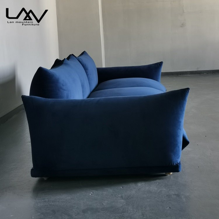 Italian Minimalism Design multi-seat living room sandbag sofa hotel comfortable lazy full marenco sofa