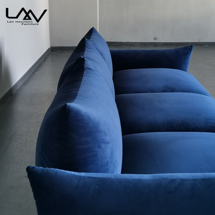 Italian Minimalism Design multi-seat living room sandbag sofa hotel comfortable lazy full marenco sofa