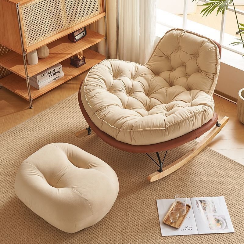 Luxury Sofas Rocking Leather Velvet Wood Nordic Office Hotel Chair Modern Home Couch Sectional Set Furniture Living Room Sofas