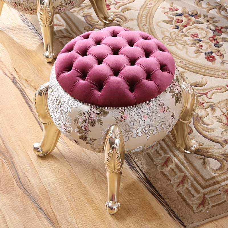 ProCARE luxury embroidered sofa living room sofa set beauty salon furniture