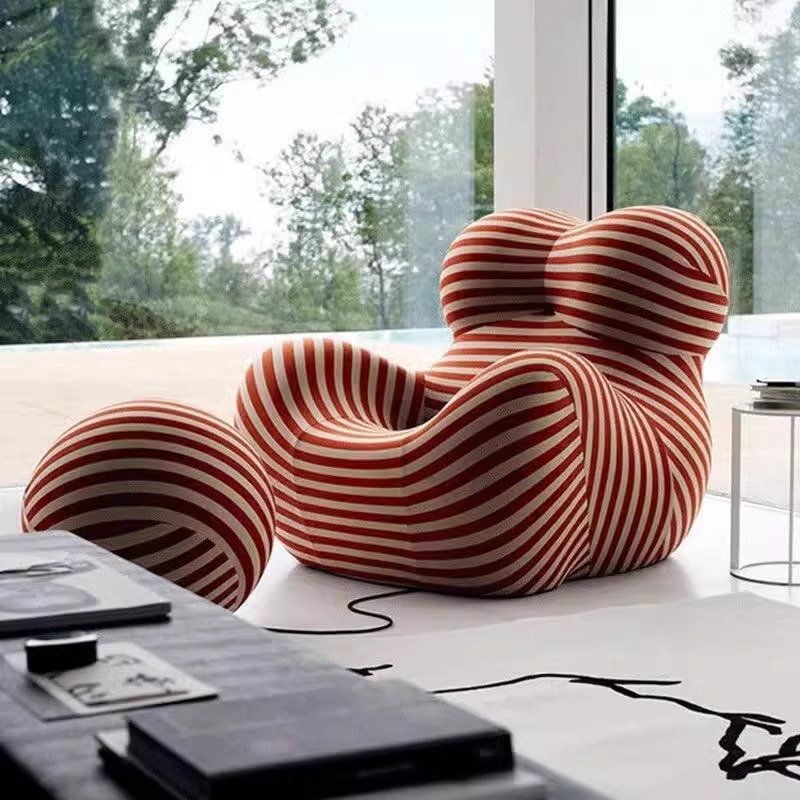 Hot selling modern single compression sofa leisure luxury lounge home bedroom living room furniture compression chair