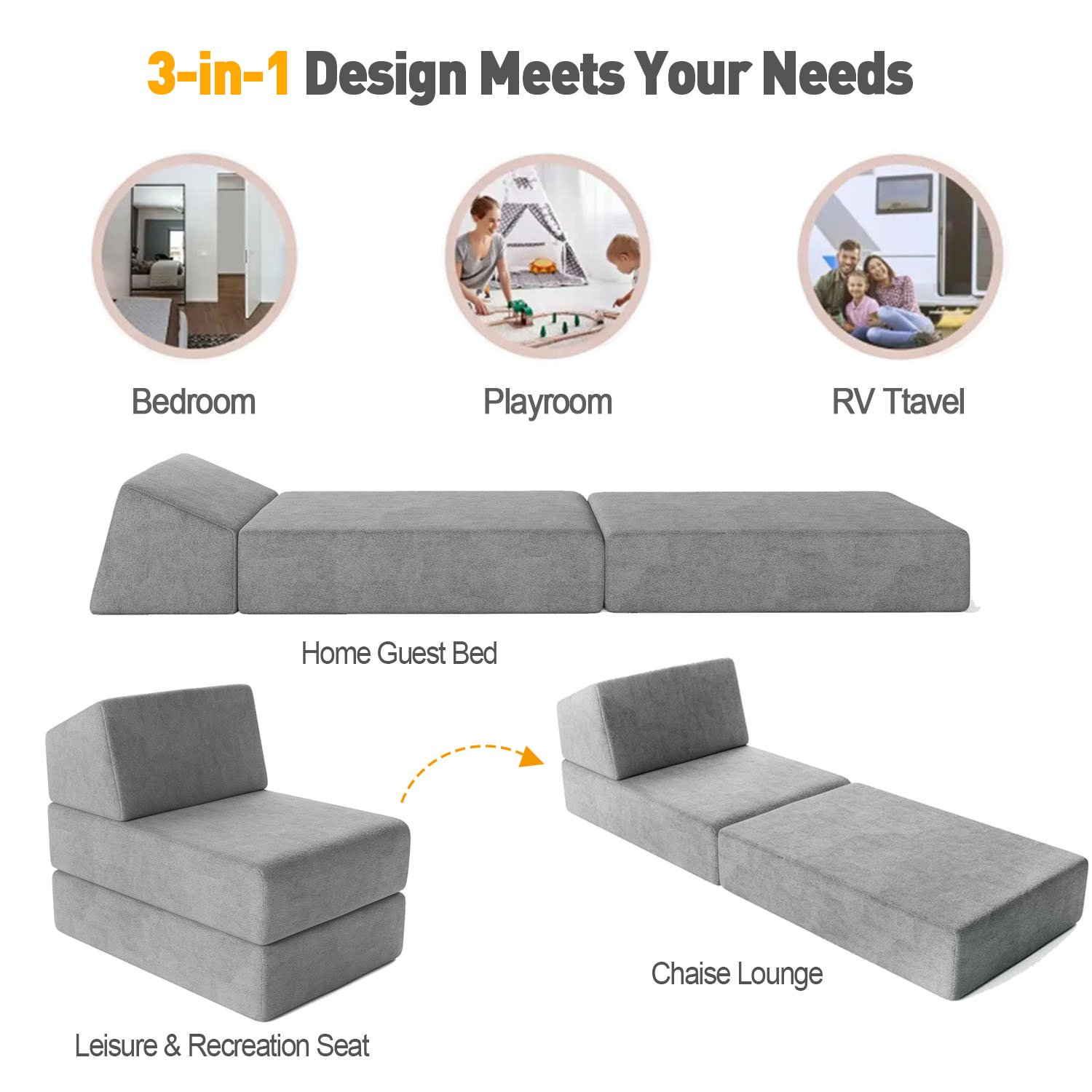 SAIEN Manufacturer Living Room Sofas Micro-suede Fabric Sectional Design Lounge Couch 3-Pieces L shape Modular Sofa