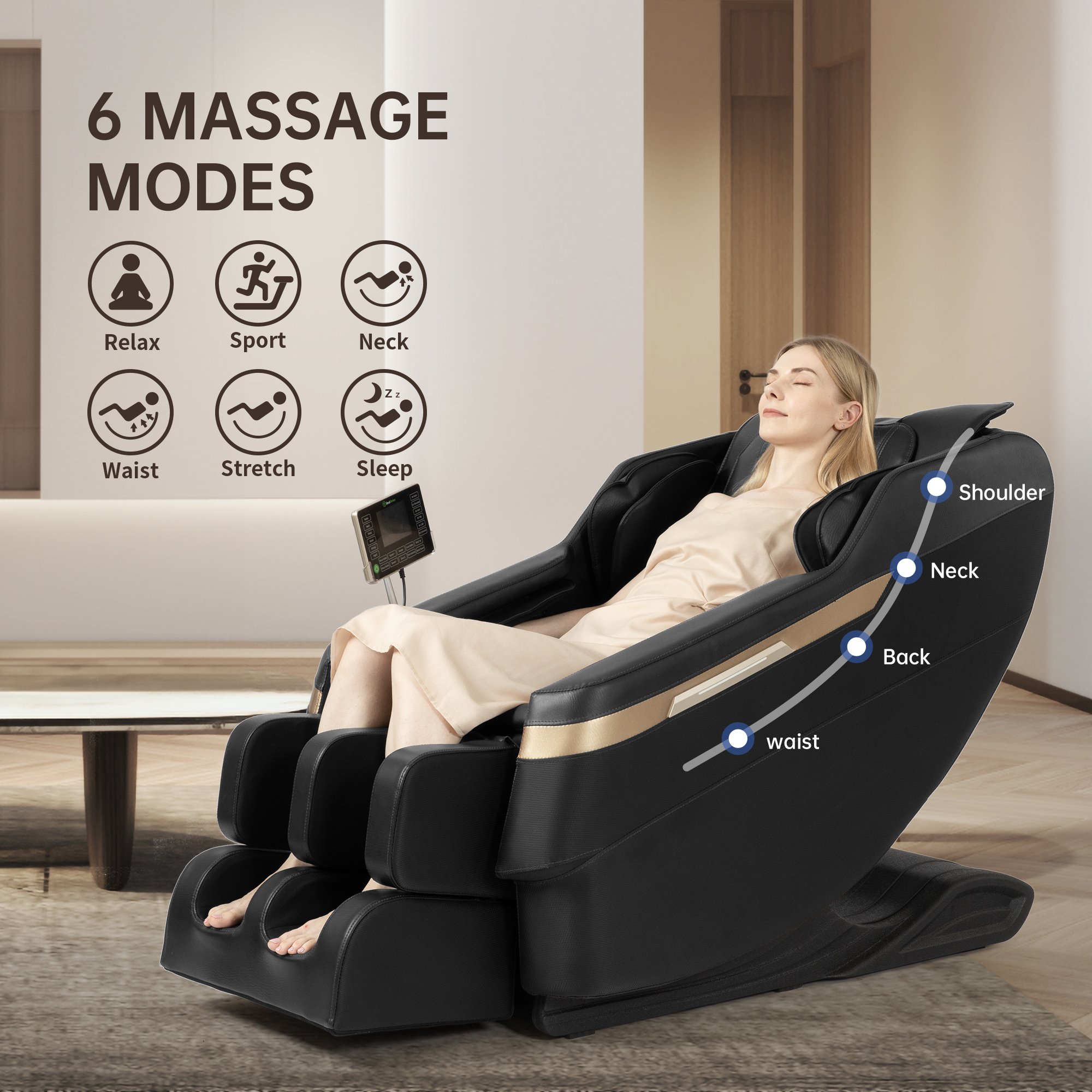 Corner sofa Massage Masseur Multi Function Electric Back Scratcher Full Body Zero Gravity sofa Chair