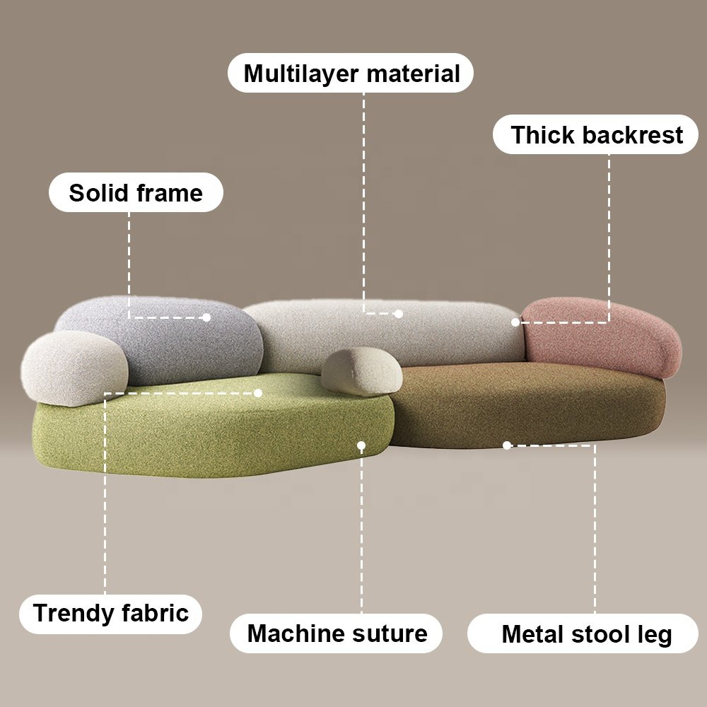 High Quality Suppliers Direct Selling Luxury Fashion Sofa Design Modern Colourful Living Room Sofa