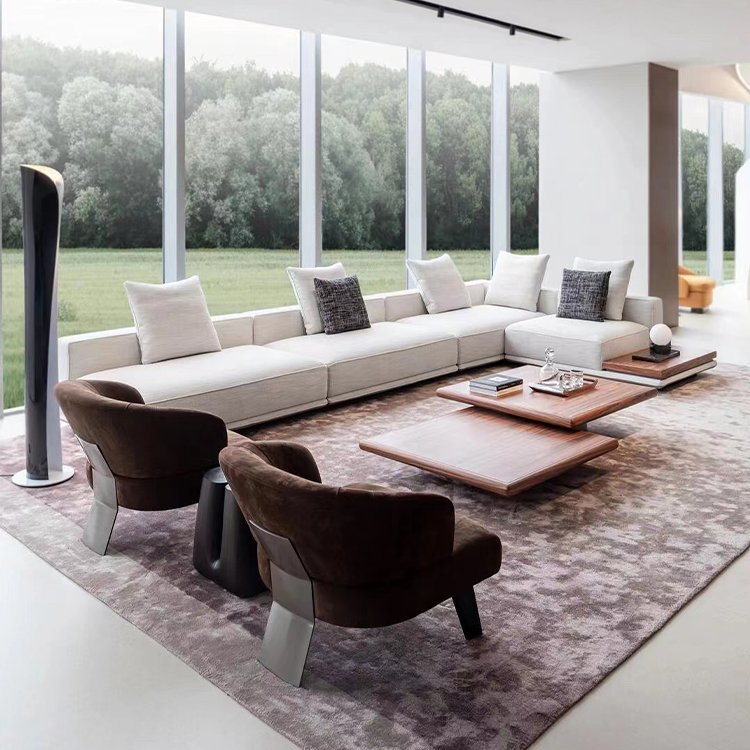 Contempo leather italian furniture modern sofa set high quality sofa set designs modern l shape sofa