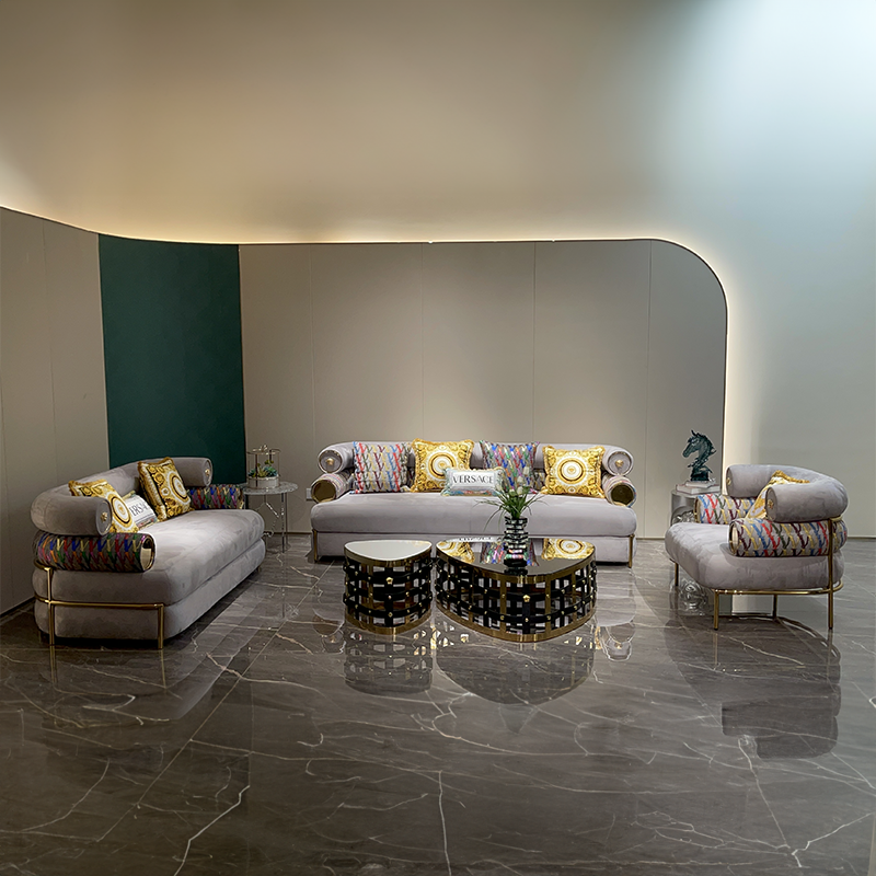 High-end Luxury couch sofa set furniture Italian modern living room sectional sofas