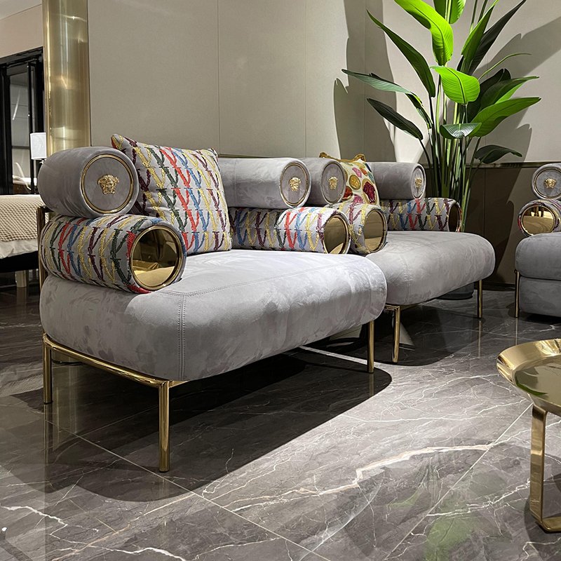 High-end Luxury couch sofa set furniture Italian modern living room sectional sofas