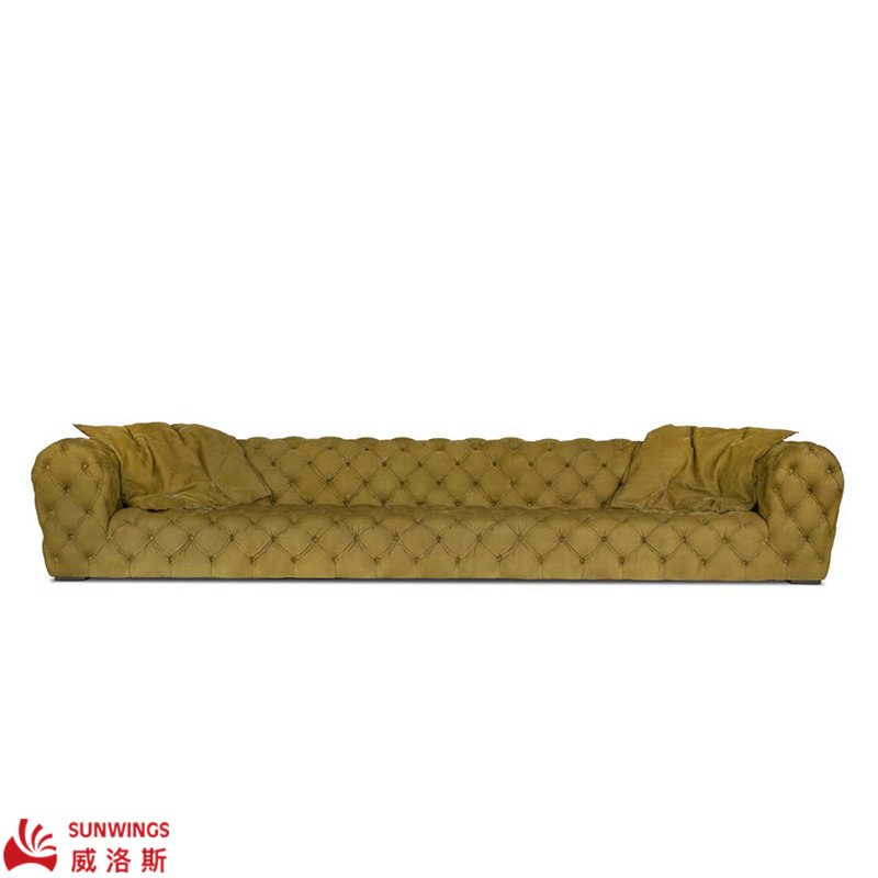 Nordic Chesterfield Modular Sofa Living Room Furniture Modern Luxury Fabric Velvet sofa Living Room Sofas For Villa