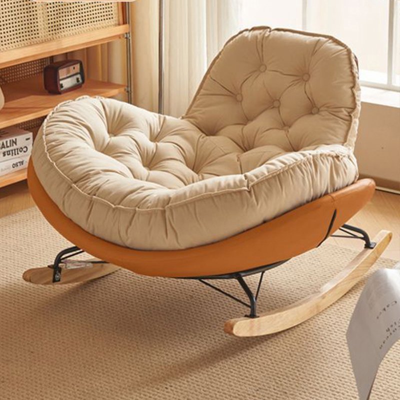Luxury Sofas Rocking Egg Nordic Single Lounge Chair Velvet Leather Sectional Modern Couch Home Furniture Set Living Room Sofas