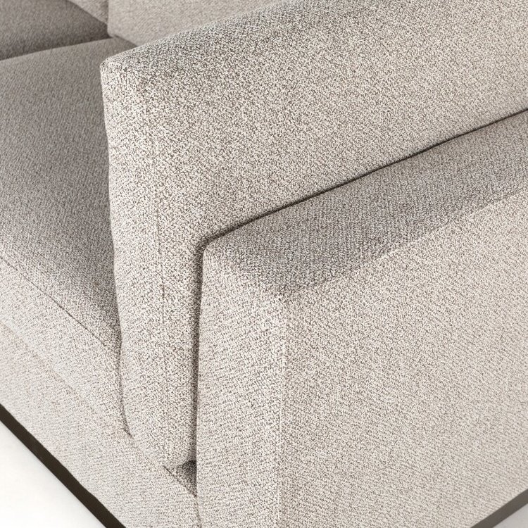 ATUNUS easy and convenient Feather nordic modular Sectional Sofa Living Rooms Comfortable White Couch With Chaise