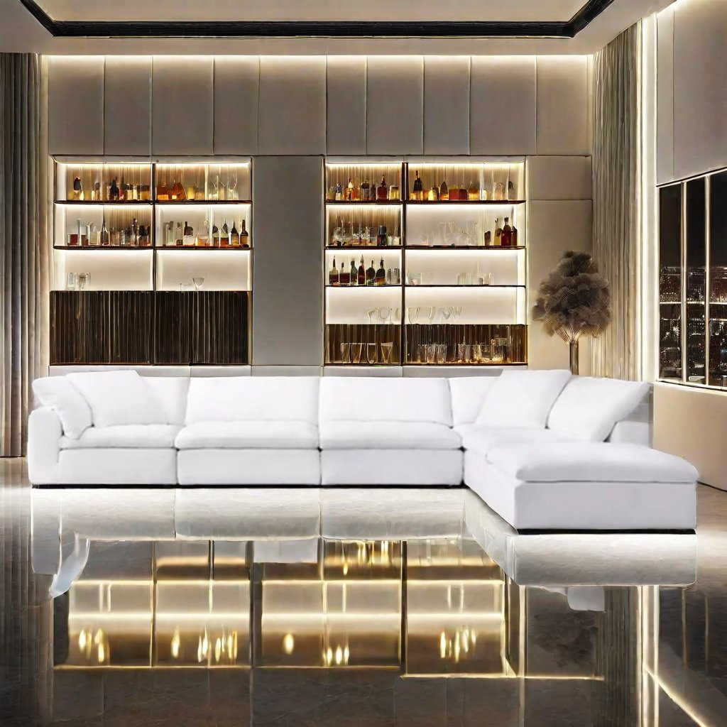 Trade Assurance Various Good Quality Home Furniture Modern Design Sectional Sofa Living Room Sofa Solid Wood Sofa Set Sigma