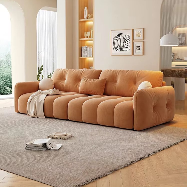 Factory Direct Sofa Living Room Home Furniture Small Apartment Sofa Comfortable Scandinavian Modern Living Room Furniture