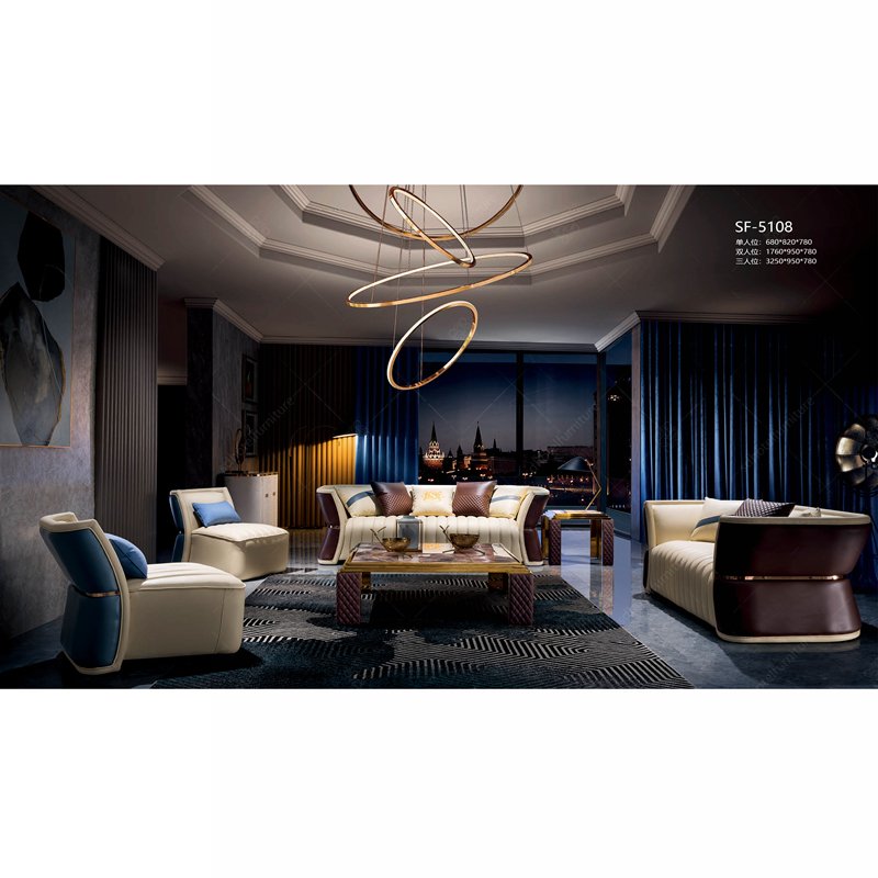 2021 Foshan Modern Hotel Furniture Luxury Living Room Sofa Design with Superb Quality