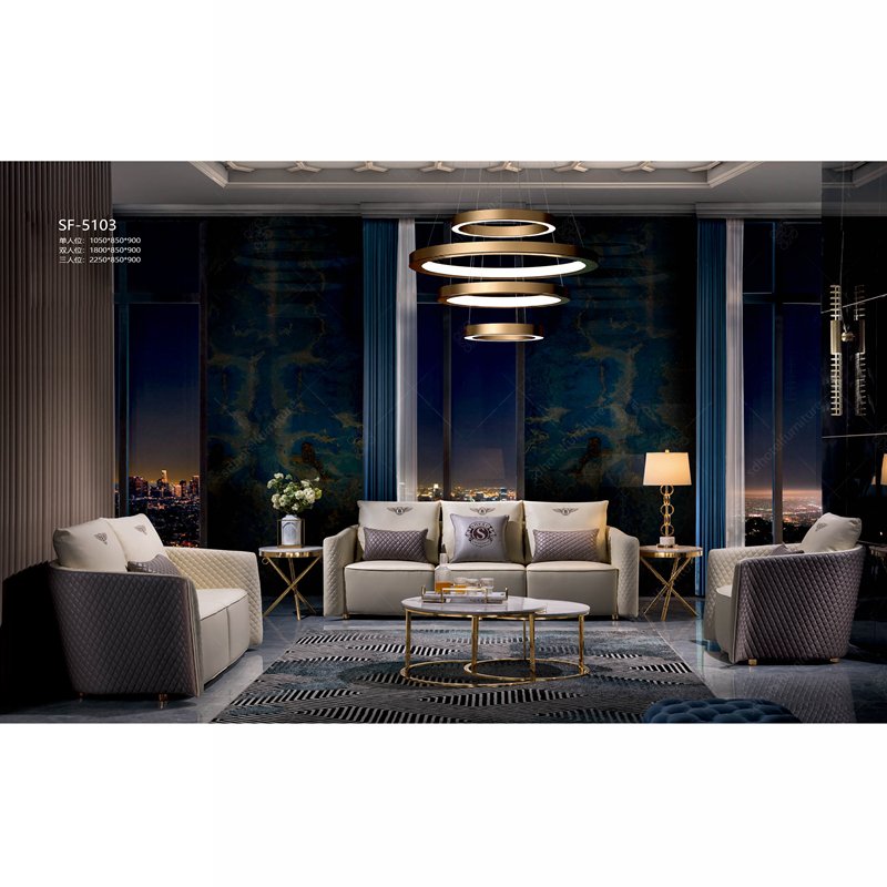 2021 Foshan Modern Hotel Furniture Luxury Living Room Sofa Design with Superb Quality