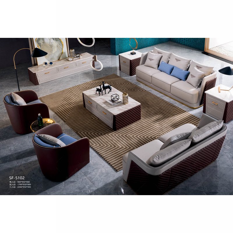 2021 Foshan Modern Hotel Furniture Luxury Living Room Sofa Design with Superb Quality