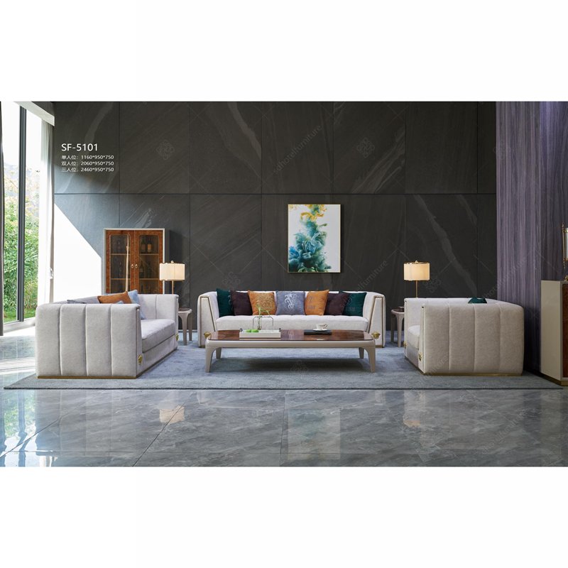2021 Foshan Modern Hotel Furniture Luxury Living Room Sofa Design with Superb Quality