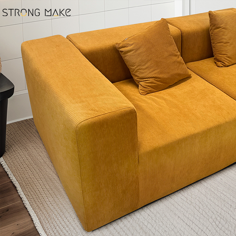 Compression Sofa Set Home Furniture Lounge Suite Modern Luxury Minimalist 3 Seater White Couch Living Room Sofa