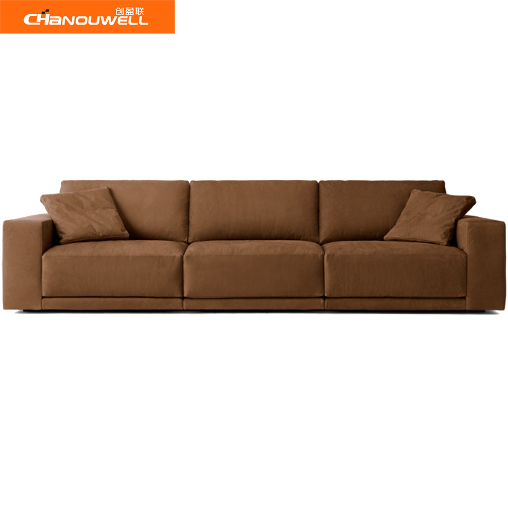 2024 Modern Design Comfortable Indoor Furniture High End Living Room Sofa Reclining Leather 3 Seater Sofas