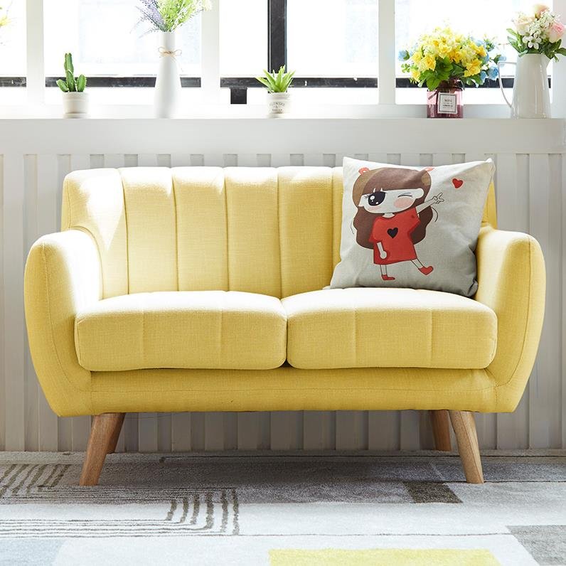 Modern Space Saving Living Room Sofa Cozy Small Popular Couch Simple and Comfortable Arm Chair for Wholesale