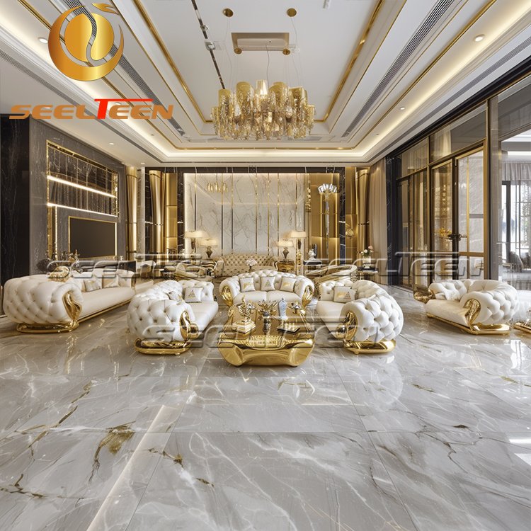 Seelteen Furniture Design Hotel Elegant Living Room Furniture Sofa Sets
