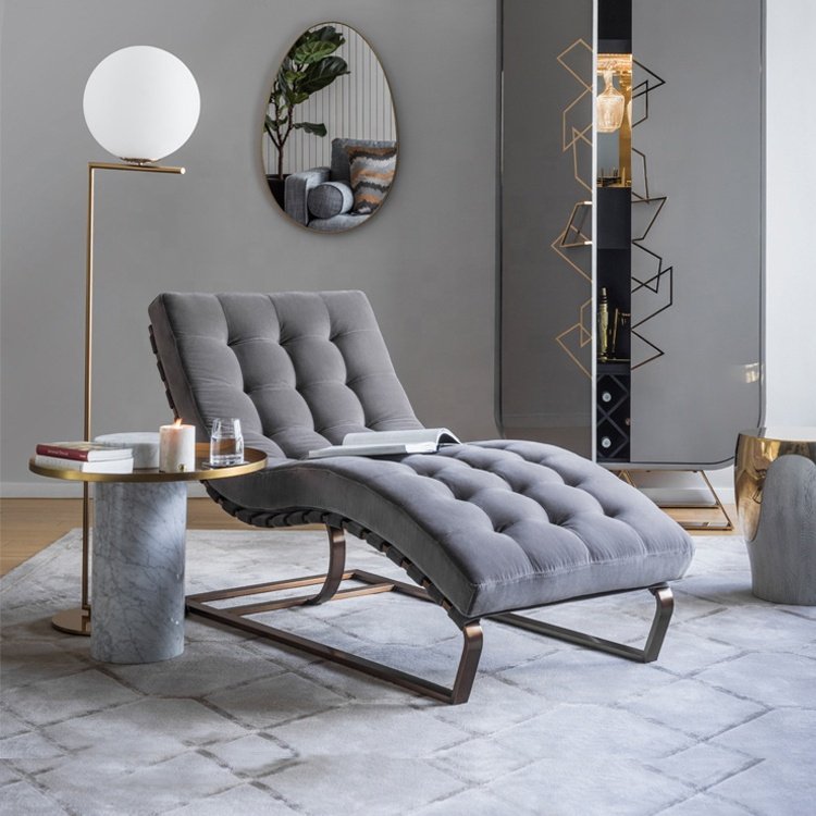 OEM new design light luxury style living room furniture velvet recliner can be casual sofa recliner