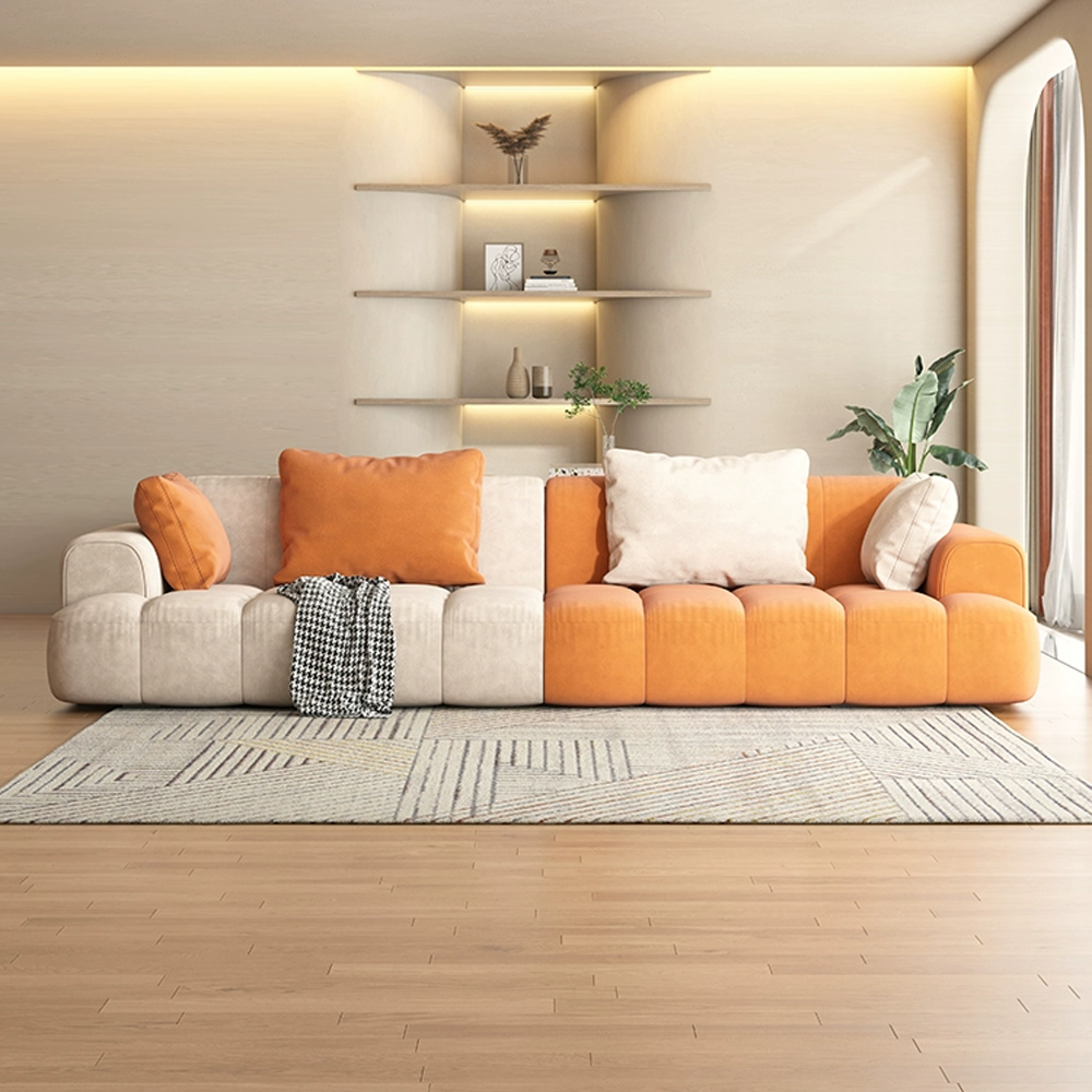 modern couch simple sofa minimalist cloud couch comfortable cashmere white sofa designs luxury Sectional sofa