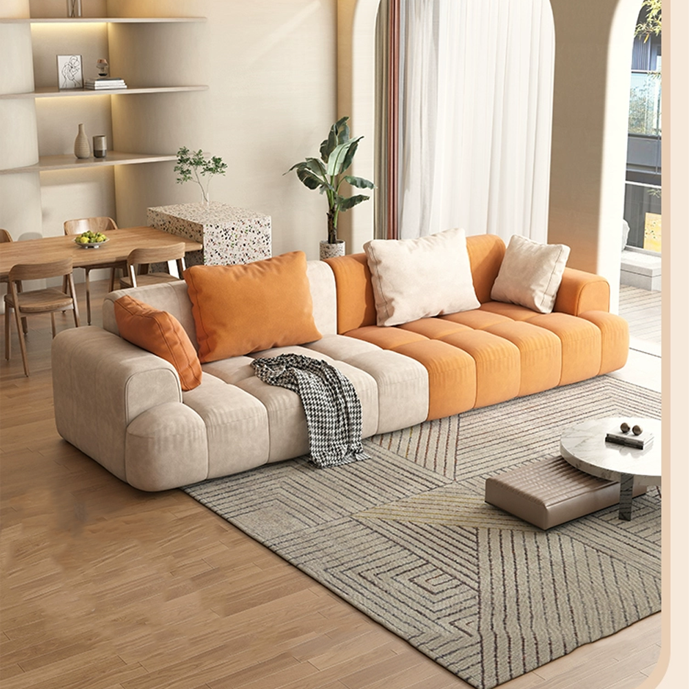 modern couch simple sofa minimalist cloud couch comfortable cashmere white sofa designs luxury Sectional sofa