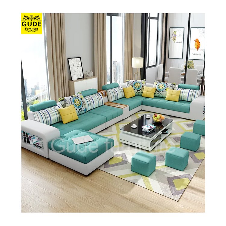 Bed Fashion Sofa Set Fabric Modern Wooden Sofa Set Living Room Foshan Furniture Livingroom Furniture Chesterfield Sofa 1 Set