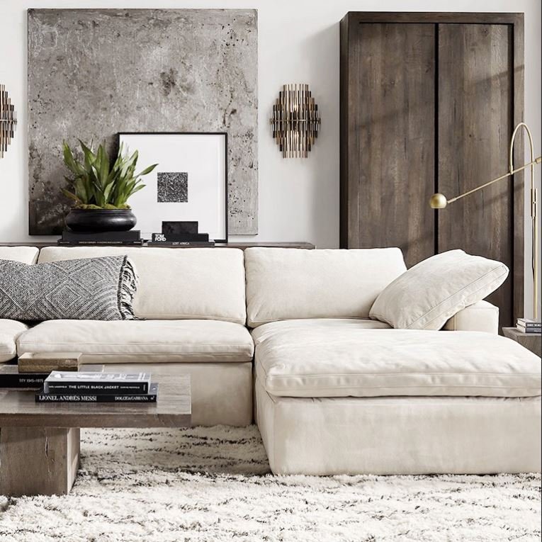 Top Comfort High End Canape Salon L Shape Modular Feather Sofa Living Room Sofas