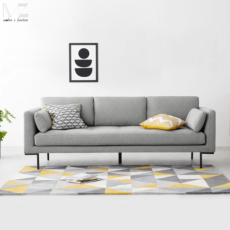 Luxury Corner Couch Set Upholstery 2 Seater Modular Contemporary Sectional Living Room Linen Sofas