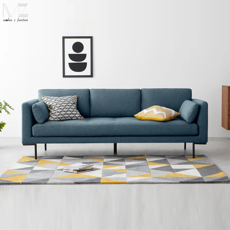 Luxury Corner Couch Set Upholstery 2 Seater Modular Contemporary Sectional Living Room Linen Sofas