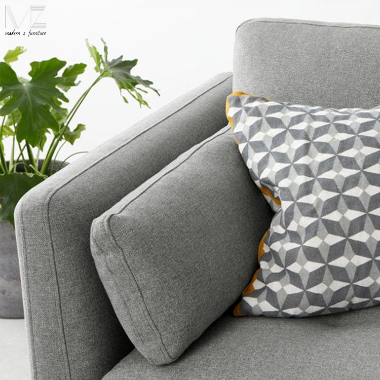 Luxury Corner Couch Set Upholstery 2 Seater Modular Contemporary Sectional Living Room Linen Sofas