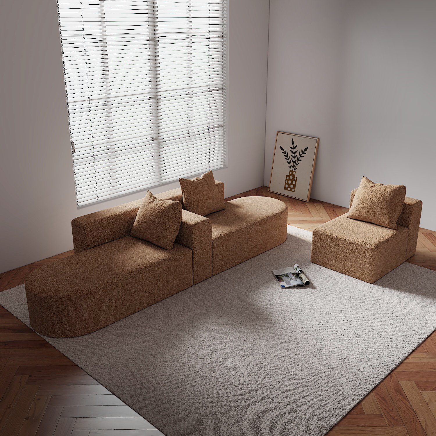 Welcome Customization Compressed Sofa L shape Living Room Sofa with 3 Seats New Design Free Stitching Modular Sofa Bed
