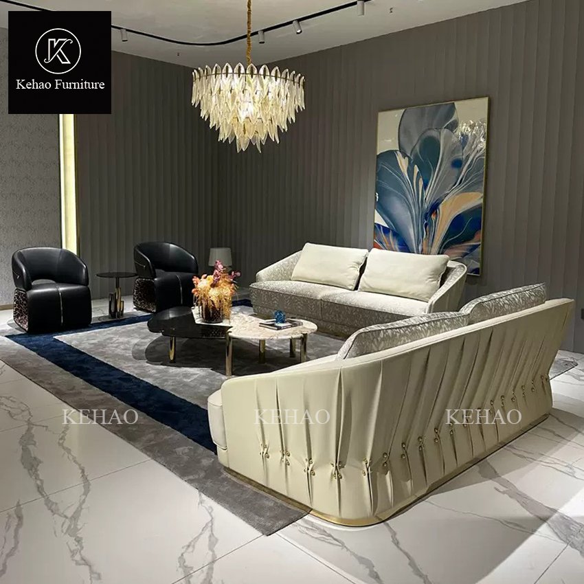 New sofa for sale italian design furniture custom made white leather design living room sofa set leather couch luxury sofa
