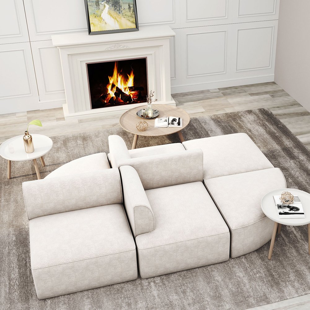 Saien Comfort Sectional Corner Modular Sponge Foam Customized Children Play Couch Sofa Modular Living Room Sofas For Kids