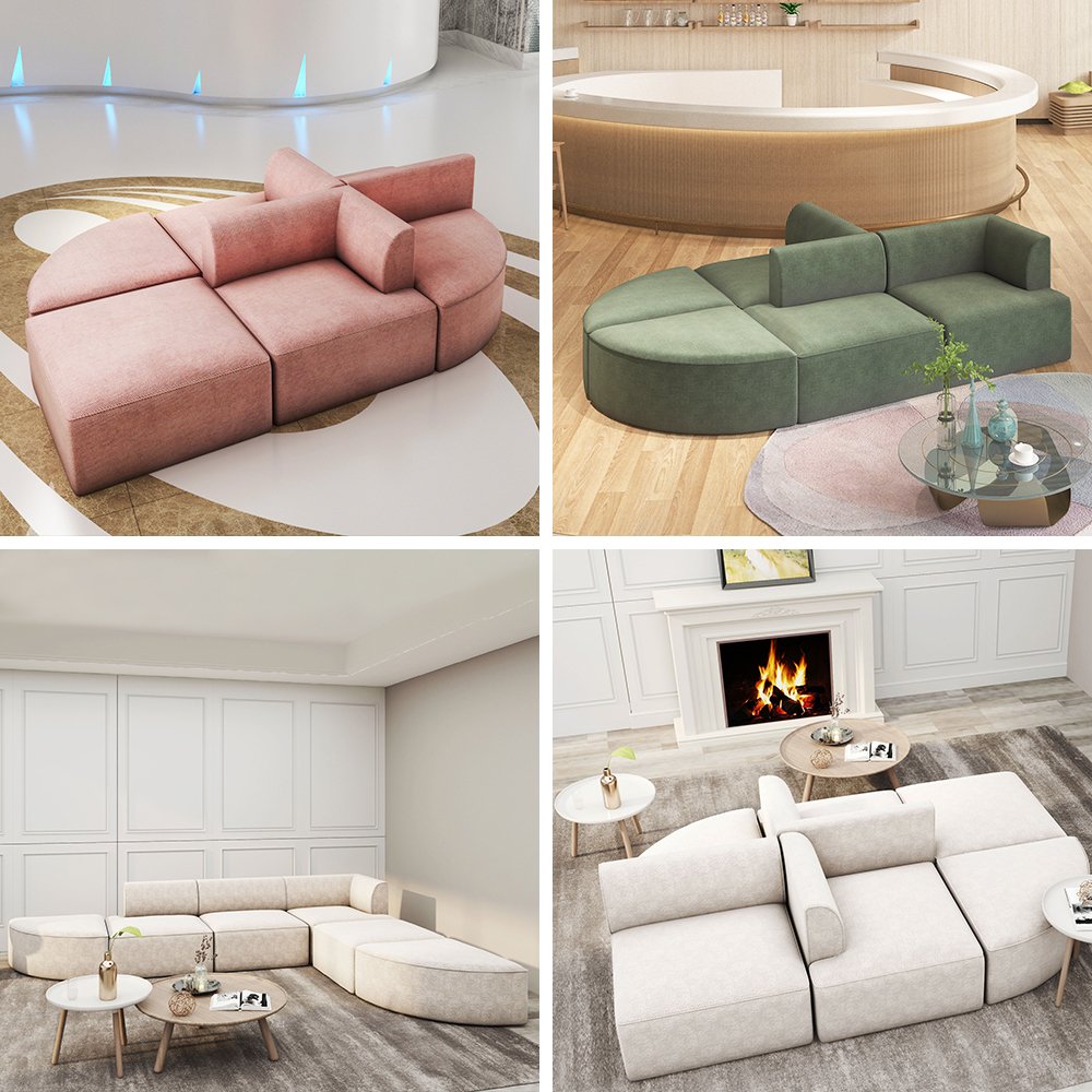 Saien Comfort Sectional Corner Modular Sponge Foam Customized Children Play Couch Sofa Modular Living Room Sofas For Kids