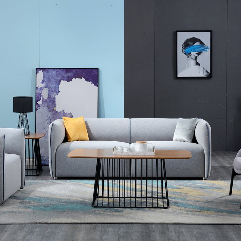 Luxury Home Living Room White Furniture Leather Sofa Set For Hotel