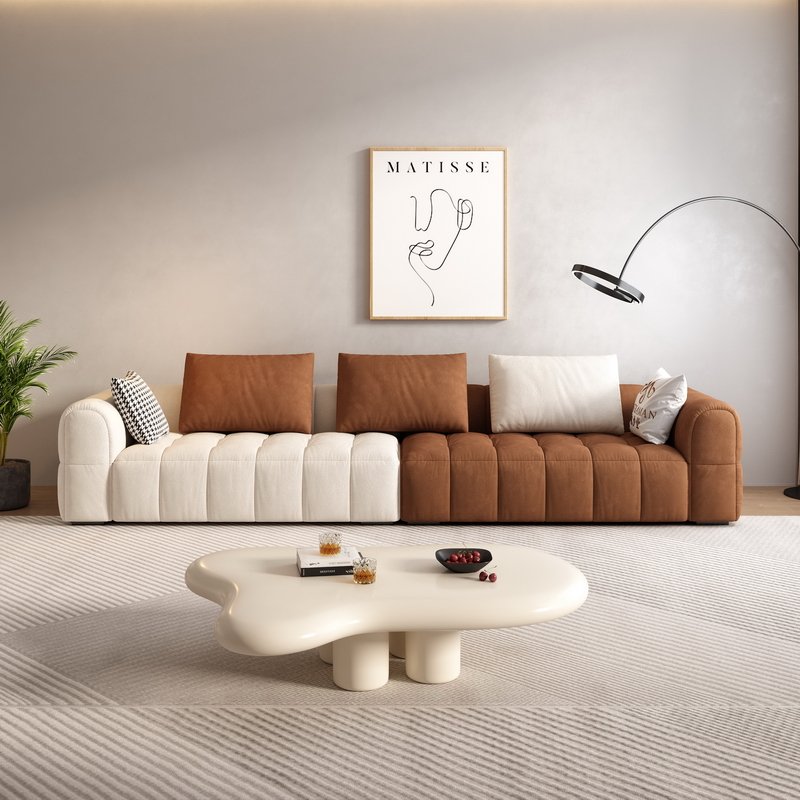 Hot Sale 2023 living room sofas modern new Italian minimalist Nordic modern sofa couch cat scratch fabric sofa set furniture