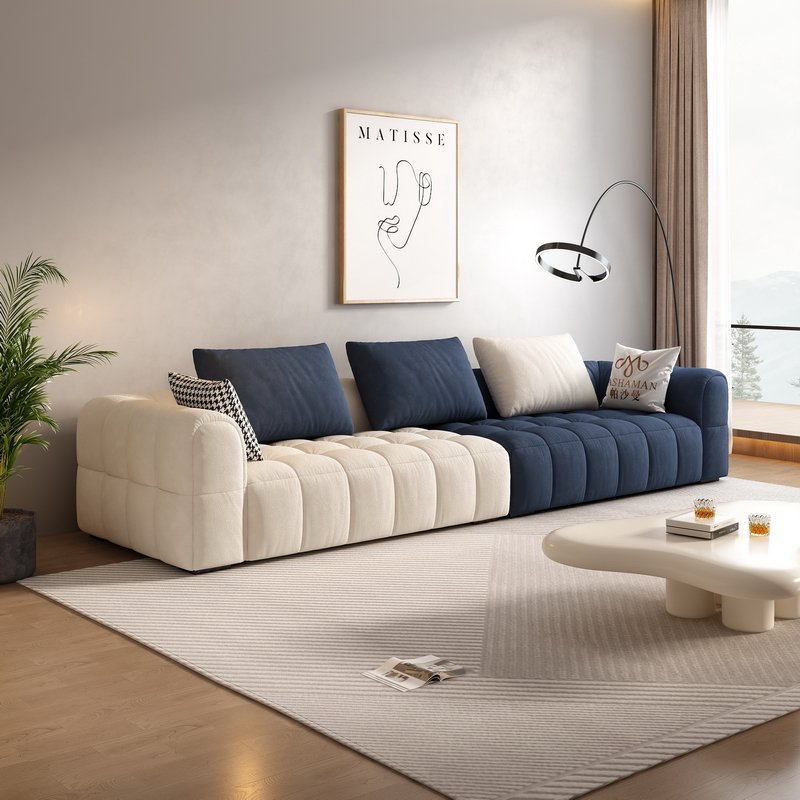 Hot Sale 2023 living room sofas modern new Italian minimalist Nordic modern sofa couch cat scratch fabric sofa set furniture