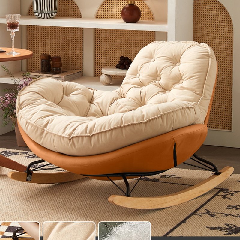 Luxury Sofa Rocking Leather Velvet Fabric Nordic Accent Lounge Chair Modern Home Couch Sectional Set Furniture Living Room Sofas